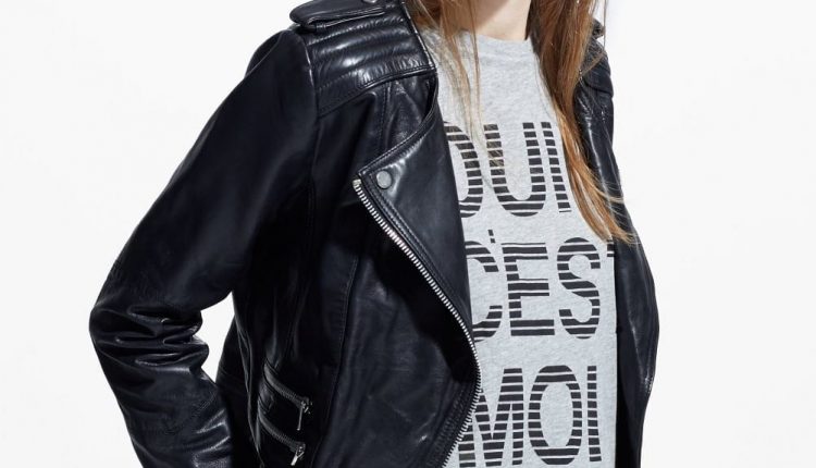 Blusão motard em pele - Mango: 129,99€