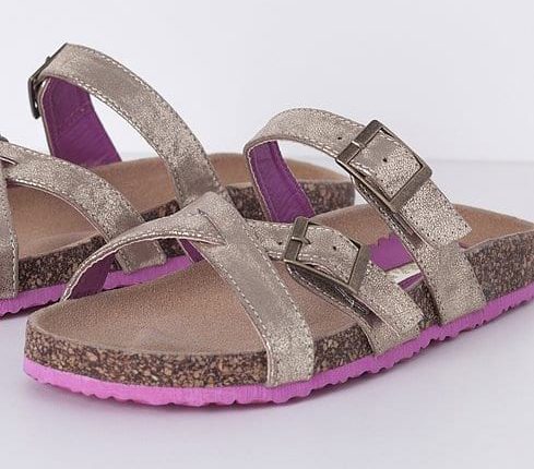 Sandálias cortiça tiras craqueladas - Blanco: 9,99€ (12,99€)