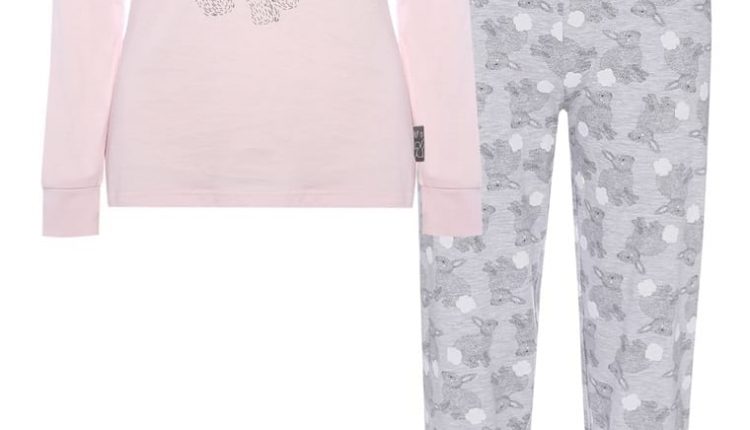 Conjunto pijama coelho cor-de-rosa - Primark: 12,00€