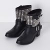 Botas com fivelas e tachas - Blanco: 19,99€ (39,99€)