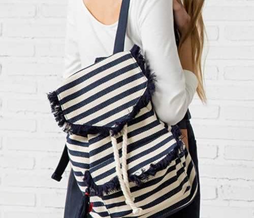 Mochila às riscas com franjas - Springfield: 29,99€